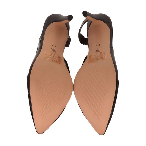 BCBGeneration Women's Hominy Pump, Black/Smoke, Size 7.5 - Picture 5 of 5